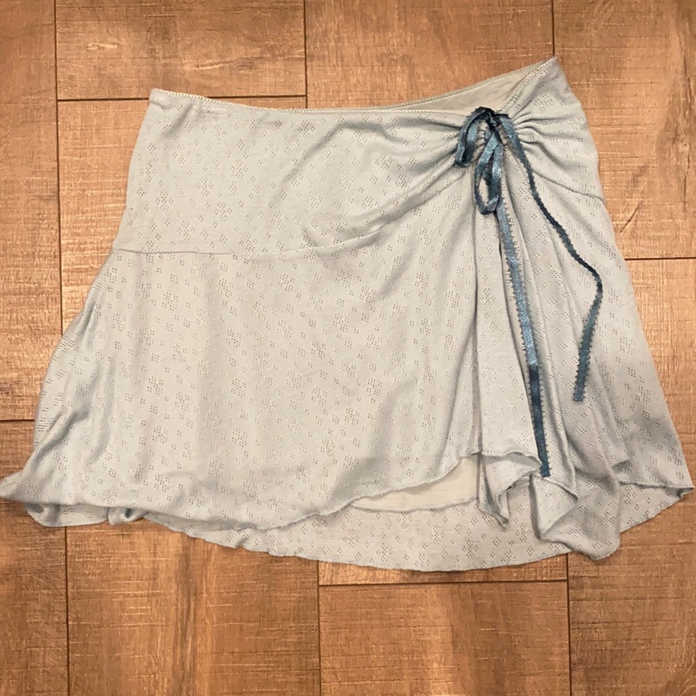 Abercrombie & Fitch light blue soft XS mini skirt